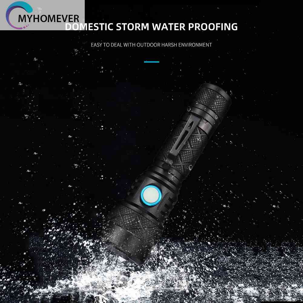 Đèn Pin Mini Cầm Tay Sạc Cổng USB Tiện Lợi Và Bền