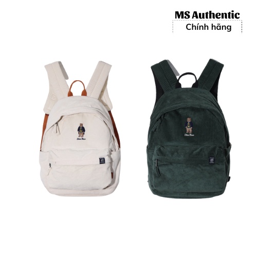 【Authentic】Balo Steve Corduroy Whoau chính hãng Hàn Quốc mang đi học, đi chơi | WHAKC4T01A
