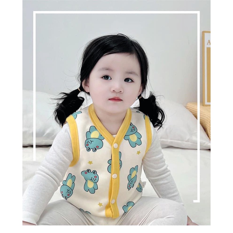 ÁO GILE NỈ NHIỀU HÌNH XINH XẮN CHO BÉ- HÀNG QCCC