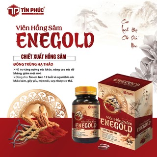 Viên Hồng Sâm Enegold - Hỗ trợ tăng cường sức khỏe, nâng cao đề kháng