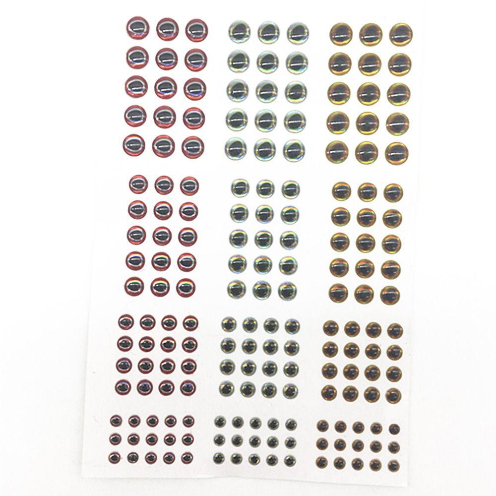 MAYSHOW Set 546 Mắt Cá Giả Gắn Mồi Câu