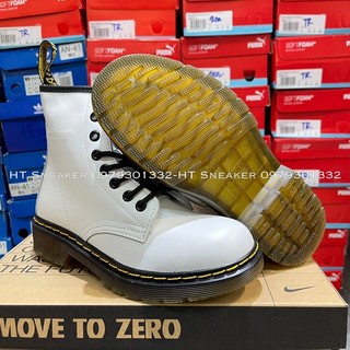 [HT SNEAKER][ Có sẵn] Giày Sneaker DR Marten Trắng Cao Cổ