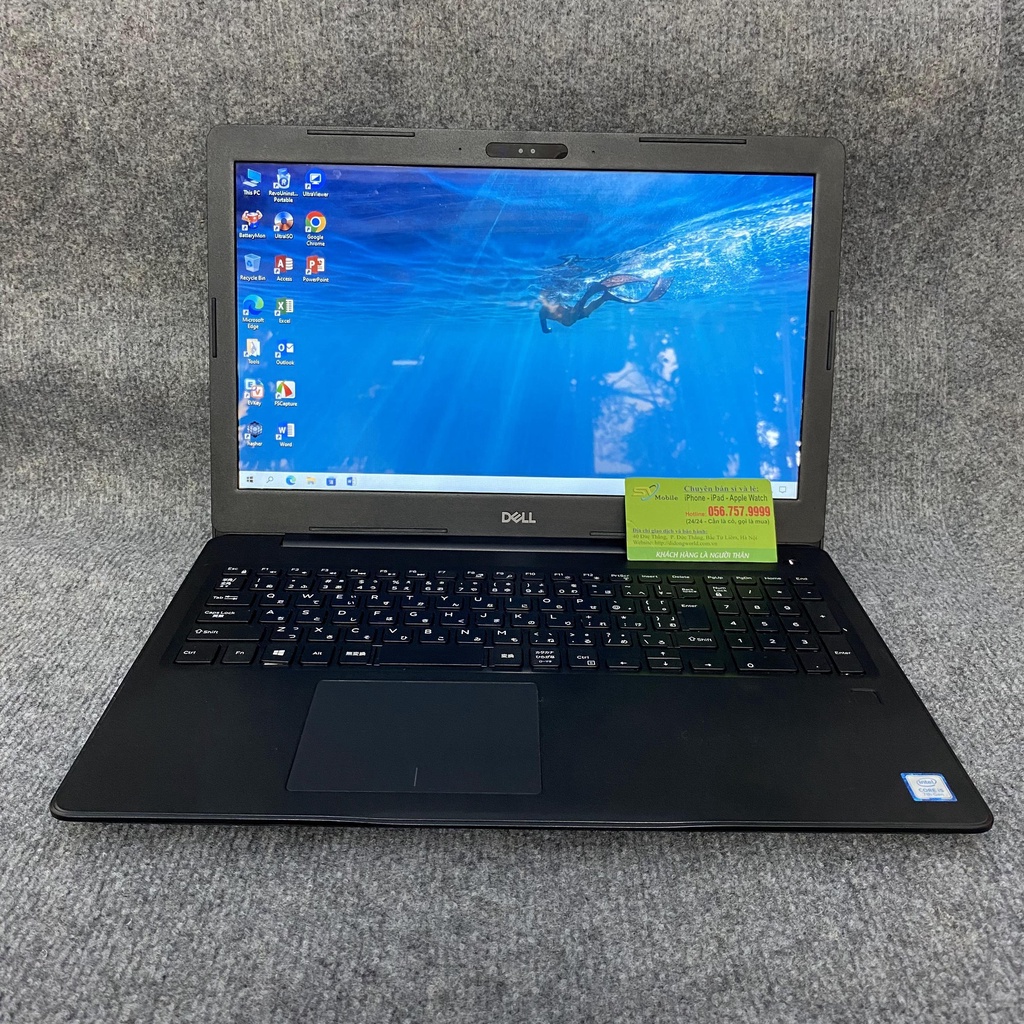 Laptop giá rẻ Dell 3590 màn hình lớn 15.6 inch.Máy nguyên zin chưa qua sửa chữa,bao test.