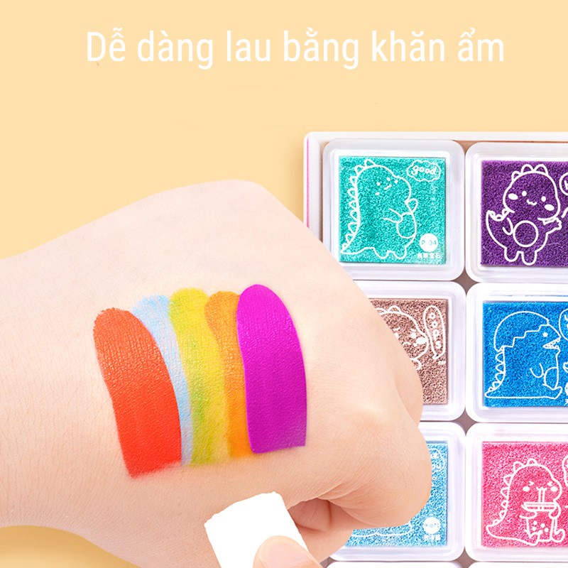 Bộ tranh tô màu cho bé bằng ngón tay nhiều hình ảnh đơn giản sáng tạo, an toàn cho bé