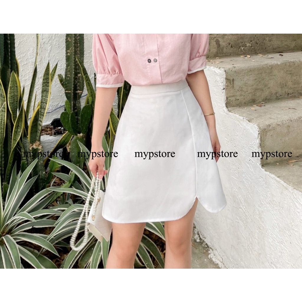 Chân váy chữ A xẻ V xinh xắn mypstore CV03