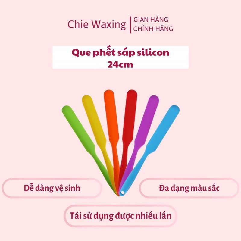 Que Silicone Phết Sáp Nhiều Màu Tái Sử Dụng, An Toàn Và Dễ Sử Dụng