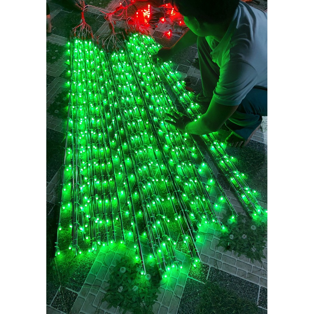 Bộ LED Pháo hoa điện tử 21 tia, 24 tia, 30 tia với hơn 100 hiệu ứng 7 mét led phóng Fullcolor
