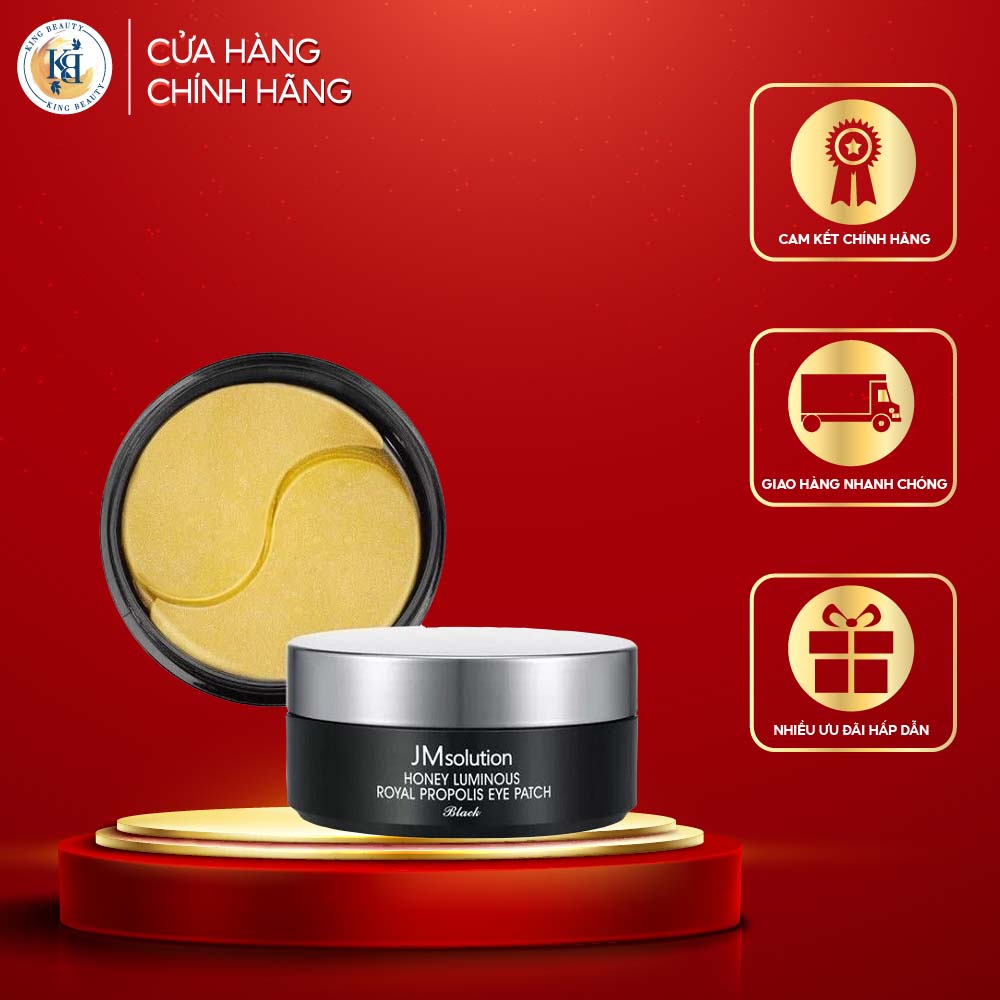 Mặt nạ mắt chống nhăn, săn chắc da vùng mắt JM solution Honey Luminous Royal Propolis Eye Patch 90g/60pcs