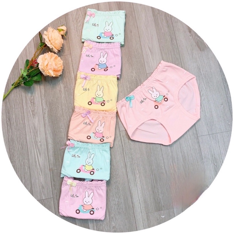 Quần chíp bé gái,  100% cotton co giãn đàn hồi tốt, thông thoáng thấm hút mồ hồi TE2