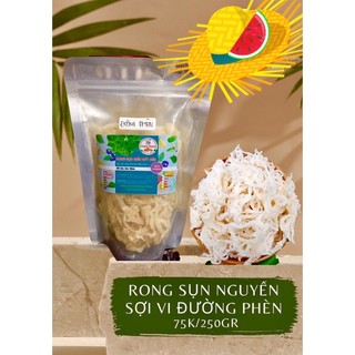 Mứt rong sụn dạng sợi phủ đường phèn vị gừng nhà làm ăn cực tốt và ngon không chất bảo quản