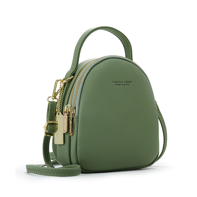 IELGY Ba Lô Nhỏ Màu Trơn Sức Chứa Lớn Phong Cách Hàn Quốc Cho Nữ