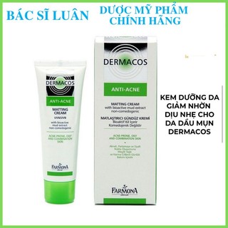 Kem dưỡng dermacos kiềm dầu, giảm mụn 50 ml