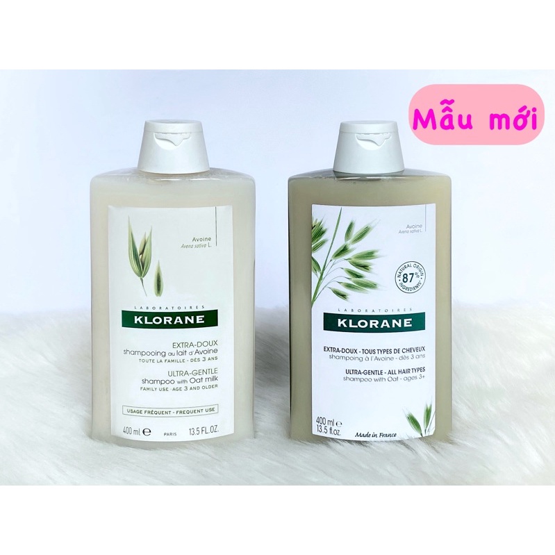 Dầu gội Klorane Yến mạch 400ml