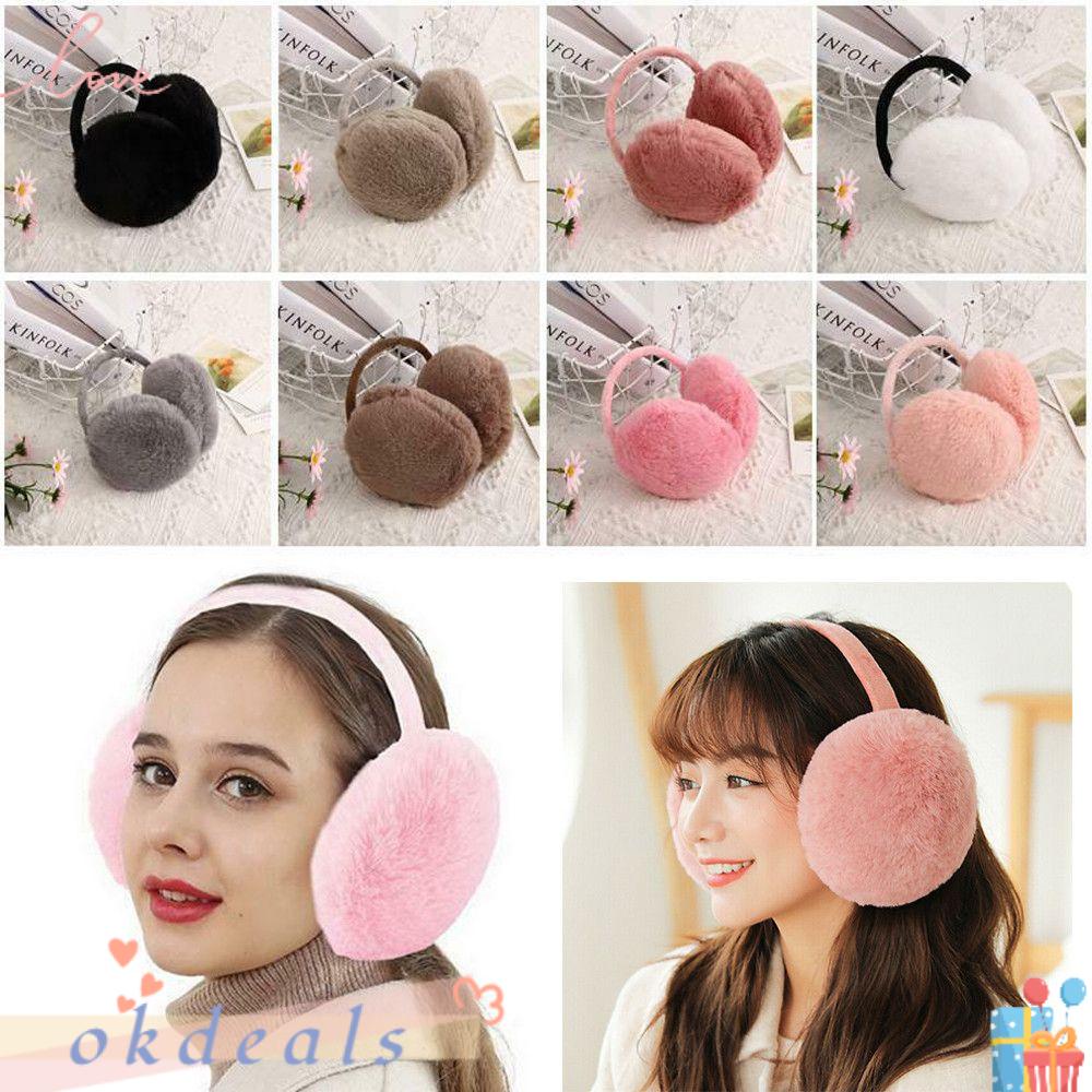 Bịt Tai Giữ Ấm Mùa Đông Mềm Mại Bảo Vệ Tai Sự Bảo