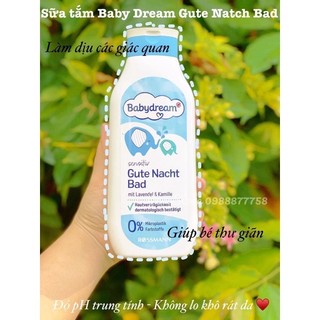 Sữa tắm ngủ ngon Baby dream Nội Địa Đức