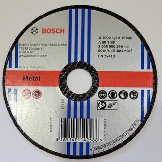 [CHÍNH HÃNG] Đá cắt 100x1.2x16mm Bosch 2608600266