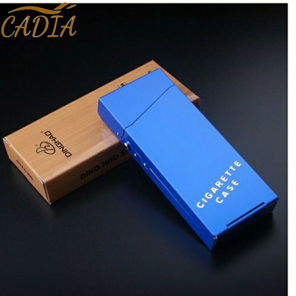 Hộp Đựng Thuốc Lá Tự Động 20 Que Bằng Kim Loại Nhôm Siêu Mỏng
