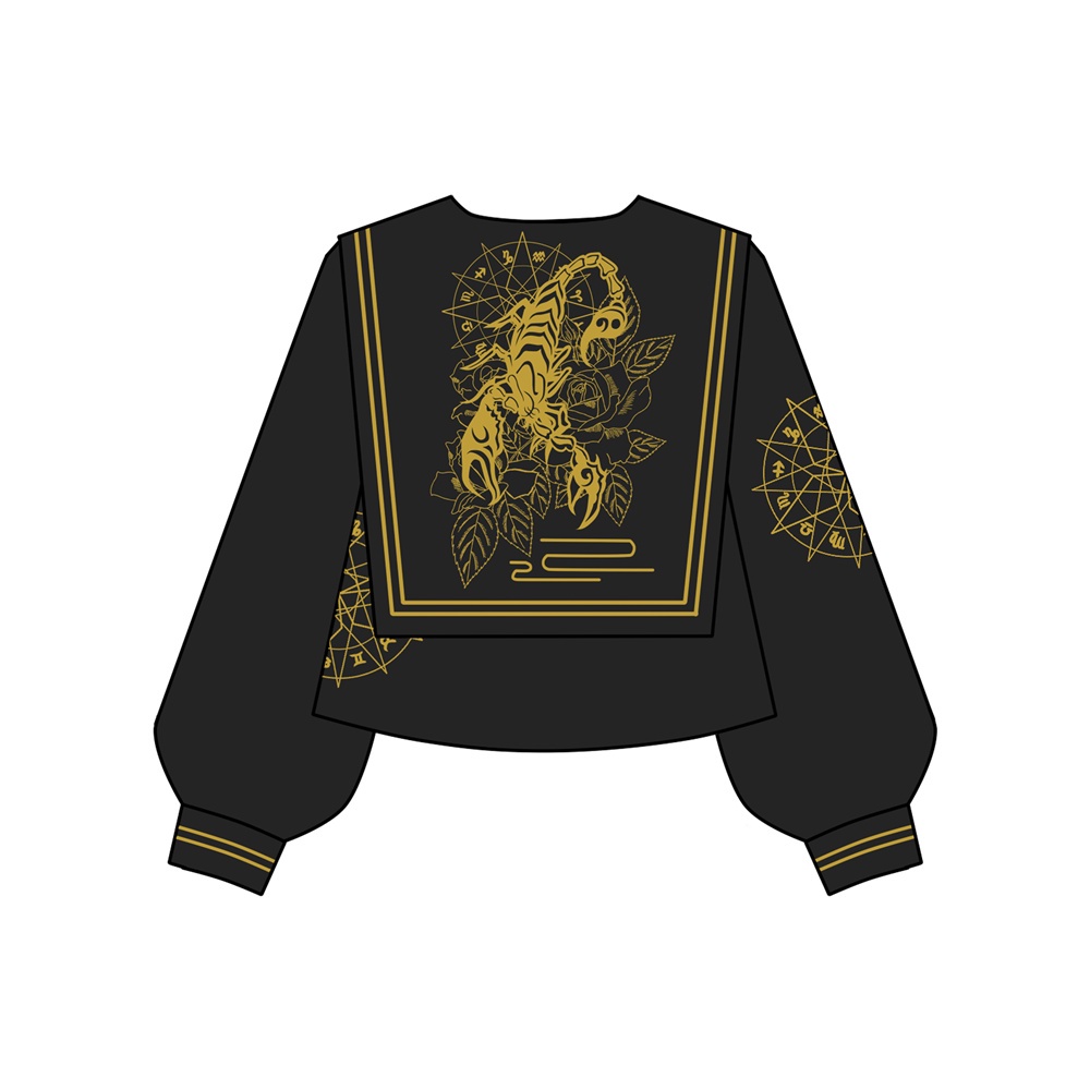 Sẵn - Sét váy JK Seifuku thiêu cung bọ cạp phong cách  ma mị