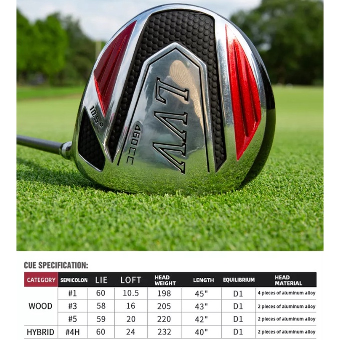 Bộ Gậy Tập Golf Nam PGM LVV Cho Người Mới Bắt Đầu - PGM LVV MTG037 - 4 Gậy