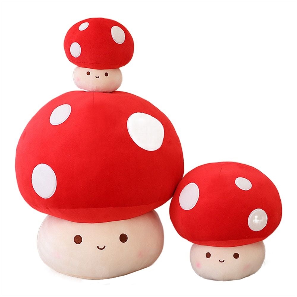 ANEMONE Gối Nhồi Bông Hình Cây Nấm Đáng Yêu Trang Trí Nhà Cửa