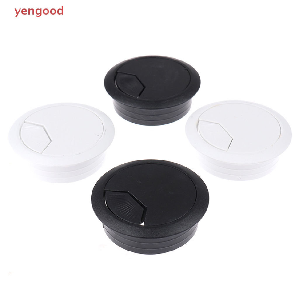 (YGD) Nắp Nhựa Đậy Lỗ Thoát Khí Cho Dây Cáp Máy Tính Bàn 50mm