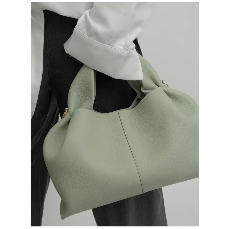 Túi Xách Đeo Vai Màu Trơn Phong Cách Âu Mỹ Thời Trang 2022 Cho Nữ