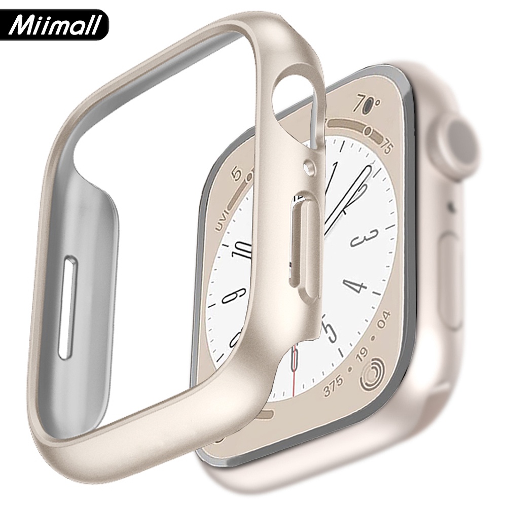Ốp lưng Miimall Apple Watch 41mm / 45mm Series 7, Ốp lưng PC cứng Vỏ bảo vệ khung iWatch Series 7 41