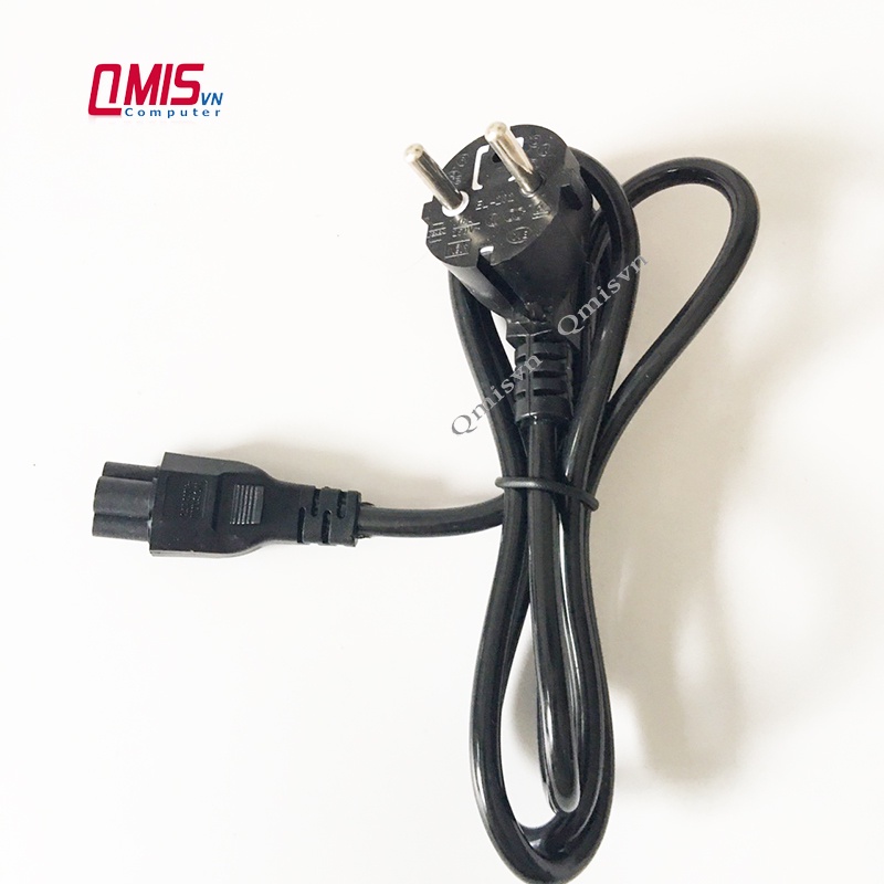 Dây cáp nguồn sạc laptop 220V 3 chấu dùng cho sạc laptop Adapter laptop 2 chân cắm tròn, đầu tròn, lõi đồng tốt