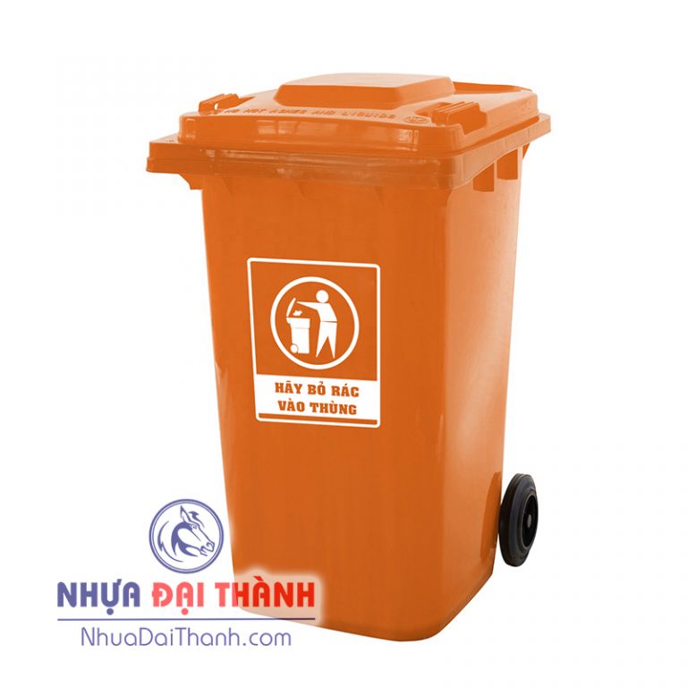 Thùng Rác Công Cộng Nhựa HPDE 240 lít