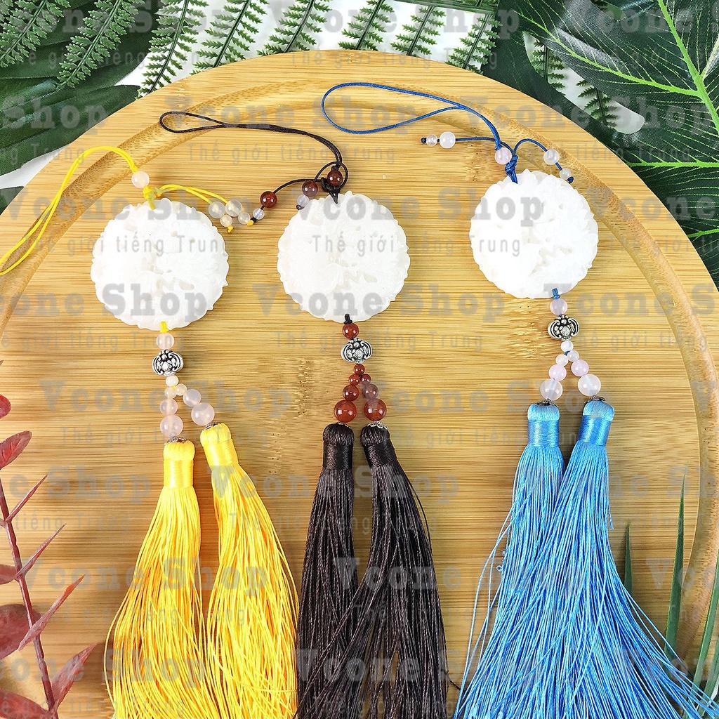 Ngọc bội cổ trang LONG PHỤNG Dây Đôi thắt eo cosplay thiết kế phong cách cổ đại trung quốc