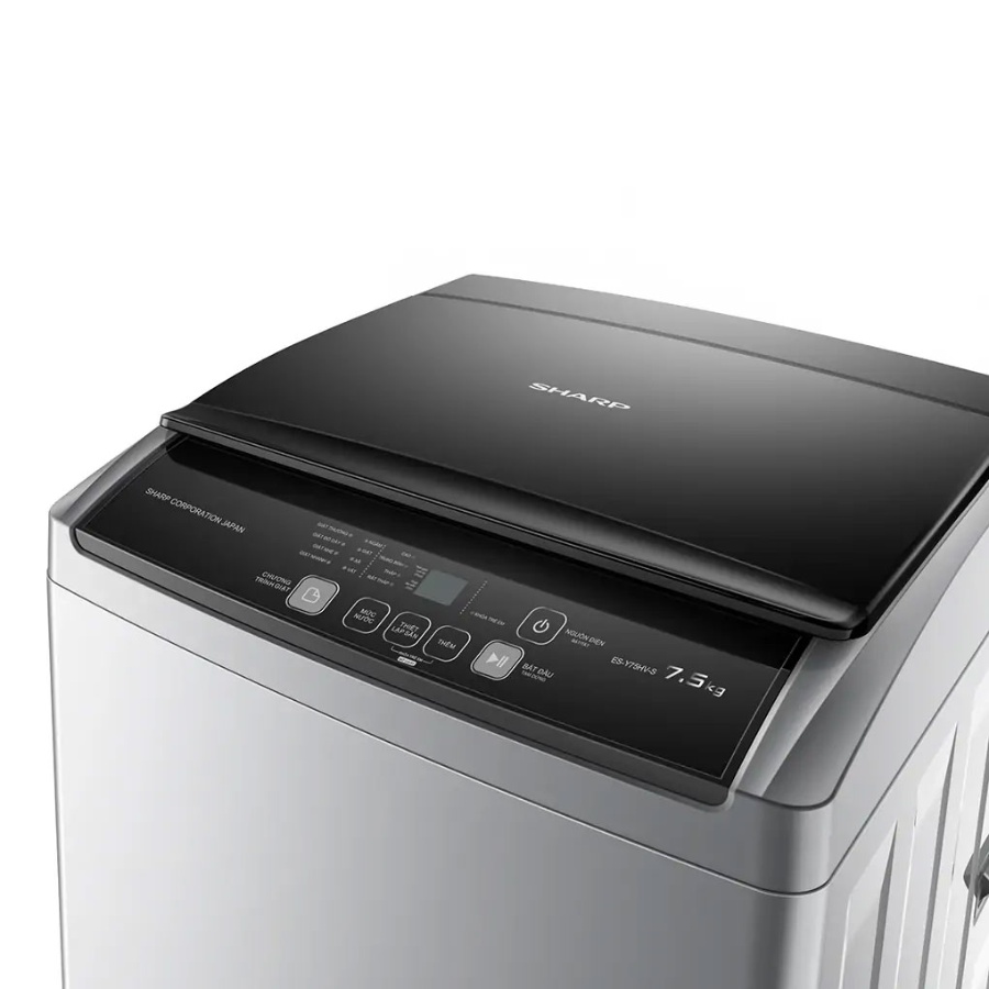 Máy giặt Sharp ES-Y75HV-S | Y85HV-S | Y90HV-S | Y100HV-S - Máy giặt cửa trên lồng đứng thông minh - MIỄN PHÍ LẮP ĐẶT