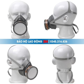 Mặt nạ phòng độc chống bụi 3M 3200 (phun thuốc sâu, phun sơn, chống khói độc & hóa chất)