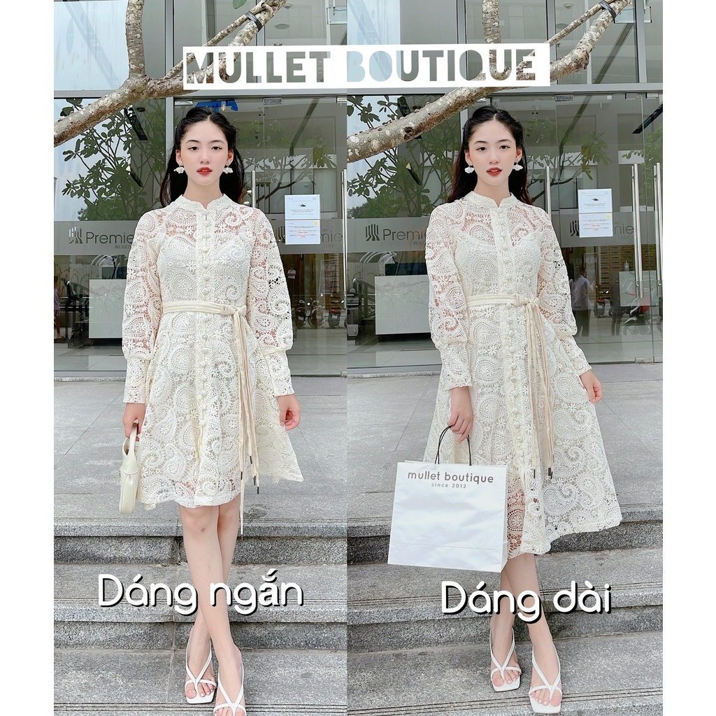 VÁY REN CÚC BỌC ĐAI THỪNG PREMIUM madebyMullet