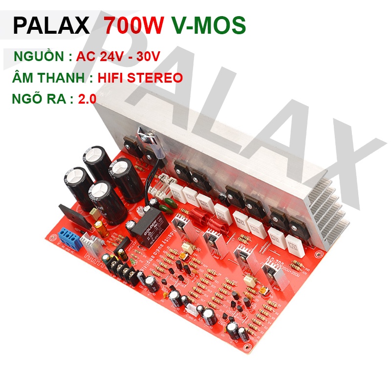 Mạch Khuếch đại công suất HIFI 700W PRO, Công suất 700W, Nguồn AC 24V - 32V, Âm thanh HiFi chất lượng cao