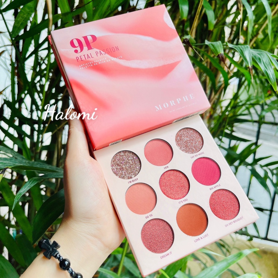 Bảng phấn mắt Morphe 9P Petal Passion 9 ô tone hồng đẹp mê TRANCI