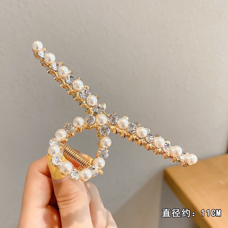 Kẹp tóc Hàn Quốc cỡ lớn Ame Beauty hottrend 2022 kẹp càng cua cute cặp tóc kim loại xinh xắn dành cho nữ