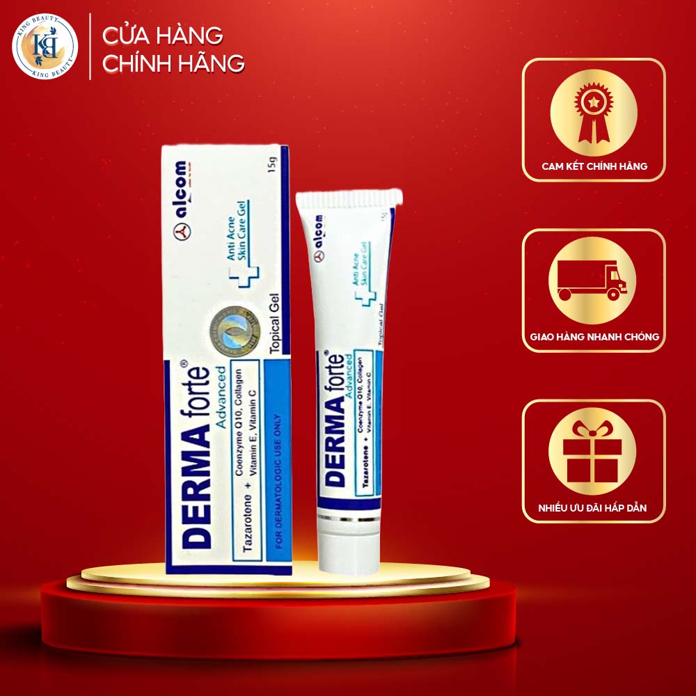 Gel Giảm Mụn, Thâm Sẹo Và Dưỡng Da Gamma Derma Forte Gel 15g - Bản Advance