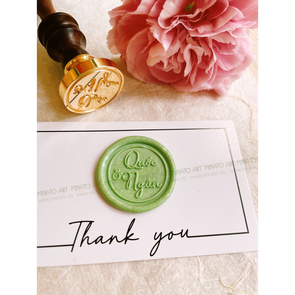 Sáp niêm phong cho thiệp cưới
