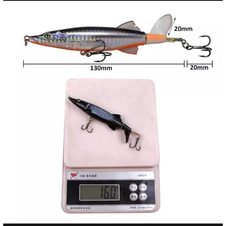 Mồi giả cá sấu hỏa tiễn  có thìa xoay action mạnh chuyên câu lure cá măng cá lóc bông cá nheo