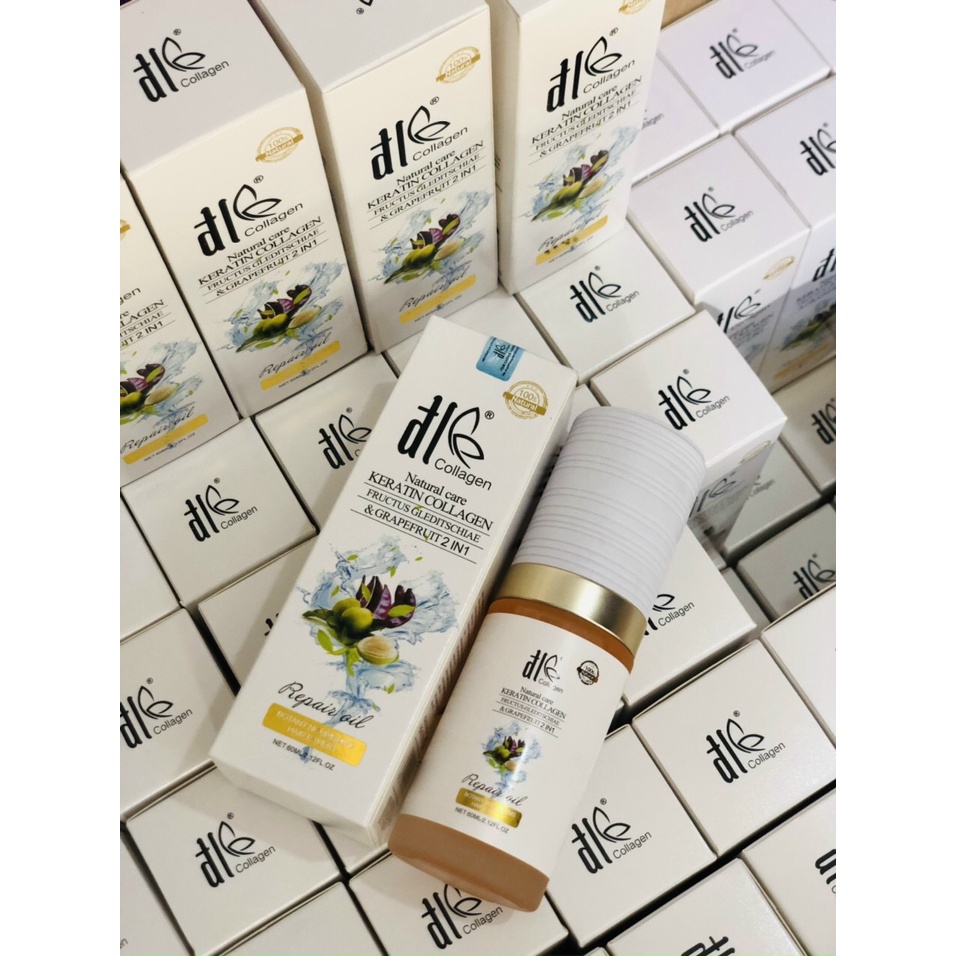 Serum, Tinh dầu dưỡng tóc, kích thích mọc tóc Vỏ Bưởi và Bồ Kết DL ColLagen 60ml - TNT.HAIR