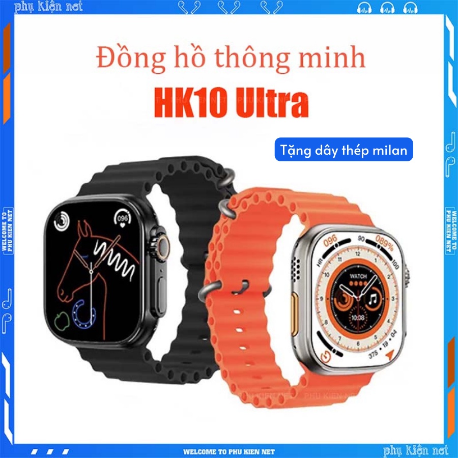 Đồng Hồ Thông Minh HK10 Ultra Seri 8 Ultra Size 42MM / Đồng Hồ Kết Nối Bluetooth Nghe Gọi Nhận Tin Nhắn