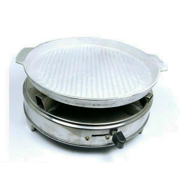 Bếp Cồn, Đun Nấu, Nướng Với Chảo Gang