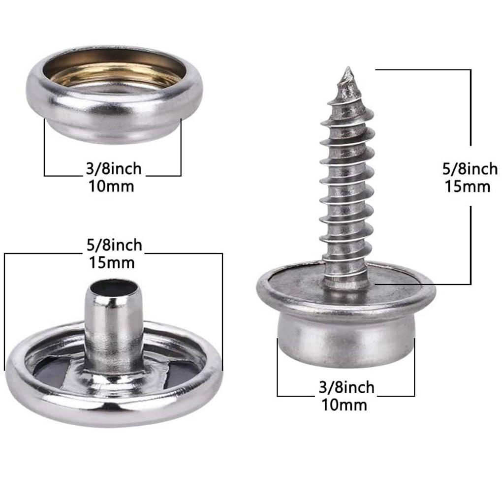 Bộ Phụ Kiện Khóa Dựng Lều Bằng Thép Không Gỉ Kèm Hộp Đựng