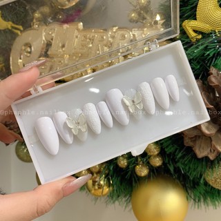 Set nailbox đính charm xinh