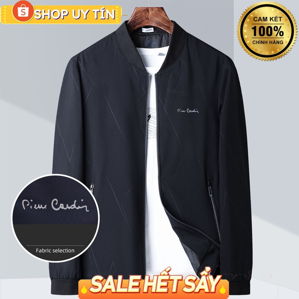 áo khoác pierre cardin chất polyester mềm mịn