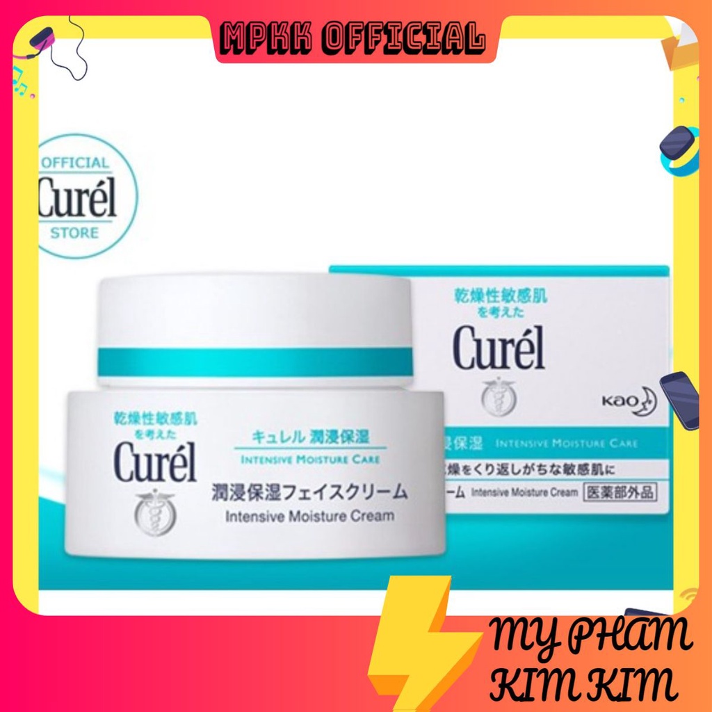 Dưỡng ẩm 🌿 FREESHIP 🌿 Kem Dưỡng Da Cấp Ẩm Chuyên Sâu Currel Intensive Moisture Cream 40g (NRS)