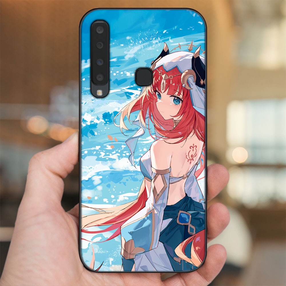 Ốp lưng Samsung A9 2018 viền đen in hình Nilou Genshin Impact