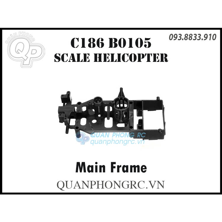 Khung Sườn C186 BO105 máy bay trực thăng