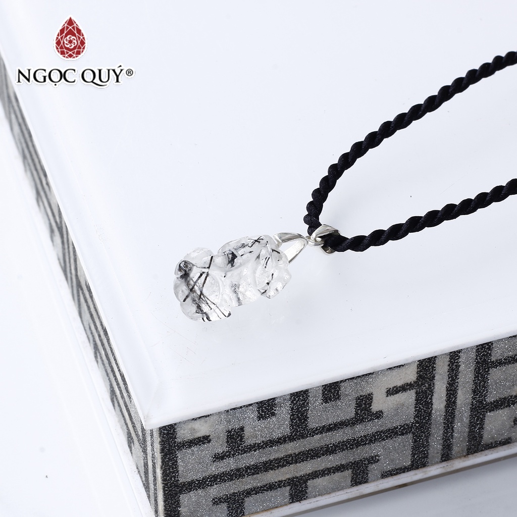 Mặt dây chuyền tỳ hưu TA tóc đen - Ngọc Quý