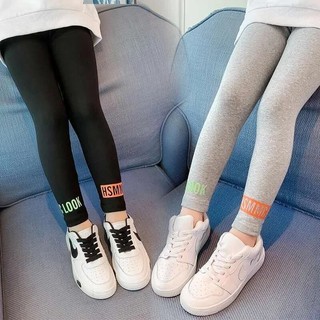 Quần Legging cotton Trơn Dễ Thương Chất Lượng Cao Phong Cách Hàn Quốc Cho Bé Gái 1-8 Tuổi